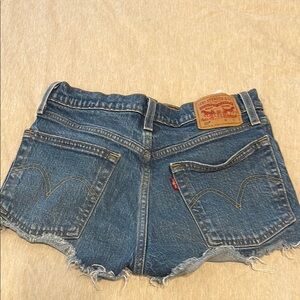 Levi's Women's Blue Denim Shorts
